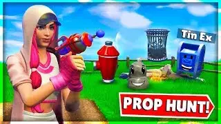 SAKRIO SE NA NAJBOLJE MJESTO U PROP HUNT-U! Fortnite w/Tin Ex