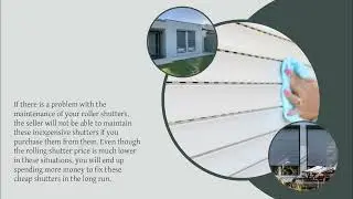 Rolling Shutter Price for Cheap vs Premium Types