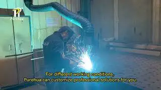 Workers welding fume extraction equipment case