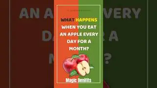 🍏 One Apple a Day: My Health Transformation! 🌟| Health Tips | #healthshort #shorts