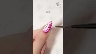 Pink Swirl Cat Eye Nail Art BORN PRETTY