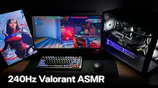 Valorant at 6 AM hits different | ASMR | Tactile keyboard & Mouse Sounds | RTX 3080 |🌿. ⋆⸜ 🍵✮˚