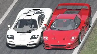 Ferrari F50 vs McLaren F1 at Monza