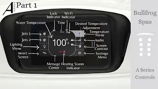 Bullfrog Spas A, M, and Stil Series Controls -Part 1- Display Layout