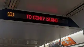 NYC Subway: R160B Siemens (D) Train Action! 