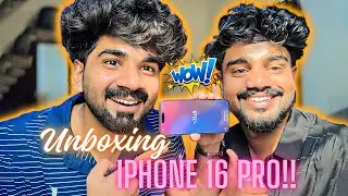 Unboxing The New Iphone 16 Pro😱| Unboxing and First Impression | Malayalam