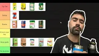 Hice una tier list de yerbas Argentinas con seguidores y así quedó