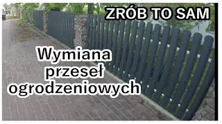 Wymiana starego ogrodzenia | Przęsła ogrodzeniowe które zrobisz sam | Jak wykonać odrodzenie?