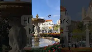 El Retiro Park is magical ✨🇪🇸 #madridspain #retiropark #nature #art #travelvlog #spain #madrid