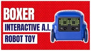 Boxer Interactive A.I. Robot Toy (Blue) with Remote Control Ages 6 & Up