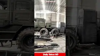 From Truck Frame to a MONSTER 🚛 in 30 Days #MilitaryVehicle