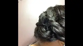 Messy Hair Day BAD HAIR DAY Easy Pinup Updo for a Beginner PERM RELAXER TEXLAX