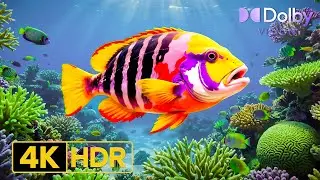 Ocean Wonders Under the Sea 8K HDR 🐟 | Breathtaking Marine Life