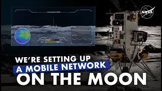 We're setting up the first mobile network on the Moon!