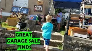 MASSIVE HAUL AT THE GARAGE SALES