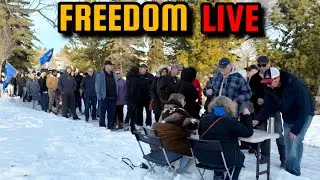 🔴 LIVE IN EDMONTON: HUGE LINES FOR INDEPENDENCE PETITION! COME & SIGN!