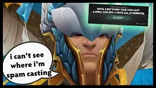 Dota 2 But Every Time You Cast A Spell You Get +1 Into All Attributes