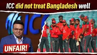 ICC DID NOT TREAT BANGLADESH WELL #cricketology #foryou 