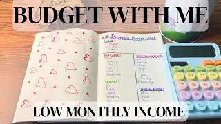 Budget with Me | How I budget my low income salary monthly | December Budget