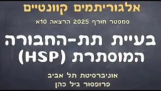10א׳. בעיית תת-החבורה המוסתרת (HSP)