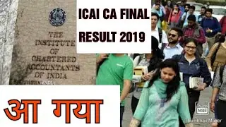 ICAI CA FINAL RESULT 2019