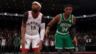 NBA LIVE 19 Vince Carter vs Paul Pierce Raptors Celtics Ultimate Team PS4 PRO
