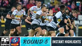 Ospreys v DHL Stormers | Instant Highlights | Round 5 | URC 2022/23