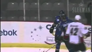 Philip McRae Peoria Rivermen Nice Goal. Backhand