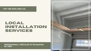 Professional Garage Shelving Installation in the Raleigh, NC Area | Top Tier Shelving Co.