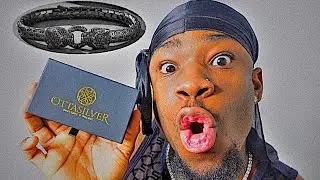 MEN'S JEWELRY HAUL 2022 | OTTASILVER PYTHON BRACELET REVIEW & UNBOXING🔥🔥🔥