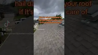 Old Hail Damage #construction #roofing #leak