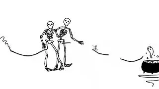 Maya's Line Rider Track - Spooky Scary Skeletons