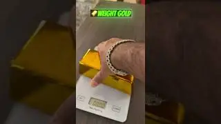 Weight Of Gold Bar 🤔 #shorts #trending