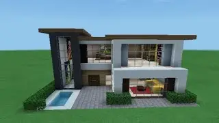Day:57/100 Ultimate Modern House Build in Minecraft 🏡✨