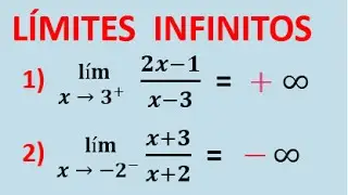 L&Iacute;MITES INFINITOS - L&Iacute;MITES ALGEBRAICOS - EJERCICIOS