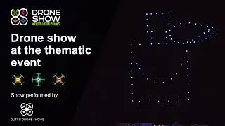 Drone show in Amsterdam