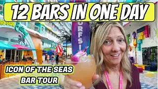 ICON OF THE SEAS BAR TOUR | OUR 12 FAVORITE BARS 🍸🍹🍷