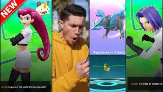 * JESSIE & JAMES * in Pok&eacute;mon GO + CATCHING NEW KYUREM!