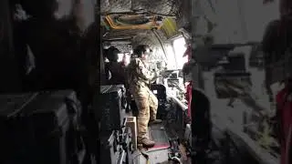 CH-47 Helicopter Door Gunner