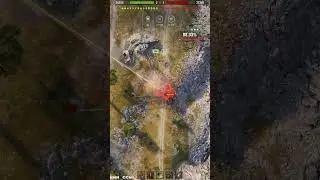 ПРОБИТИЕ ПОД БАХА.  АРТОКОНЬ.  #shorts #worldoftanks #танки #wot #артиллерия