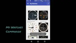My Watches Companion 1.5 - new widgets