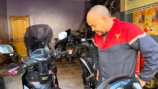 مشكل يقع فيه الكثير عند تركيب سلندر 125cc قصير 🙄🙄 #moto #copemoto
