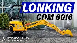 [VIDEO PROMOCIONADO] Miniexcavadoras Lonking CDM 6016 motor Kubota 13,5 HP balde de 0.4m3 | AMG Vial