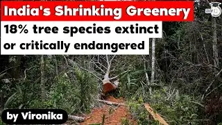 India's shrinking greenery - 18% tree species extinct or critically endangered | Environment UPSC
