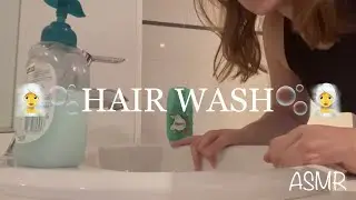 ASMR - 🧖‍♀️HAIR WASH🧖‍♀️🫧🚿(in sink, in bathtub)