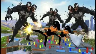 Little Singham KICKO Found 3 Venom HEAD WITH 1000 Granny Attacking Shinchan Little Singham #11