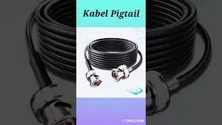 Cable pigtail extention bnc male rg58