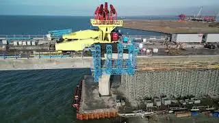 Stillads Masnedø. Ny storstrømsbro 2024.