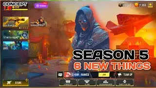*New* Upcoming 6 New Things in Season 5 Codm | Season 5 Free Rewards | Season 5 leaks Codm 2023