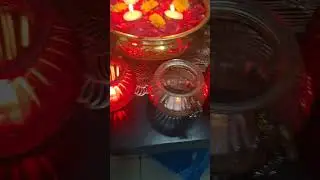 Diwali Decoration ideas #diwali #urli #flowers #diya #diy #shorts #roopakala